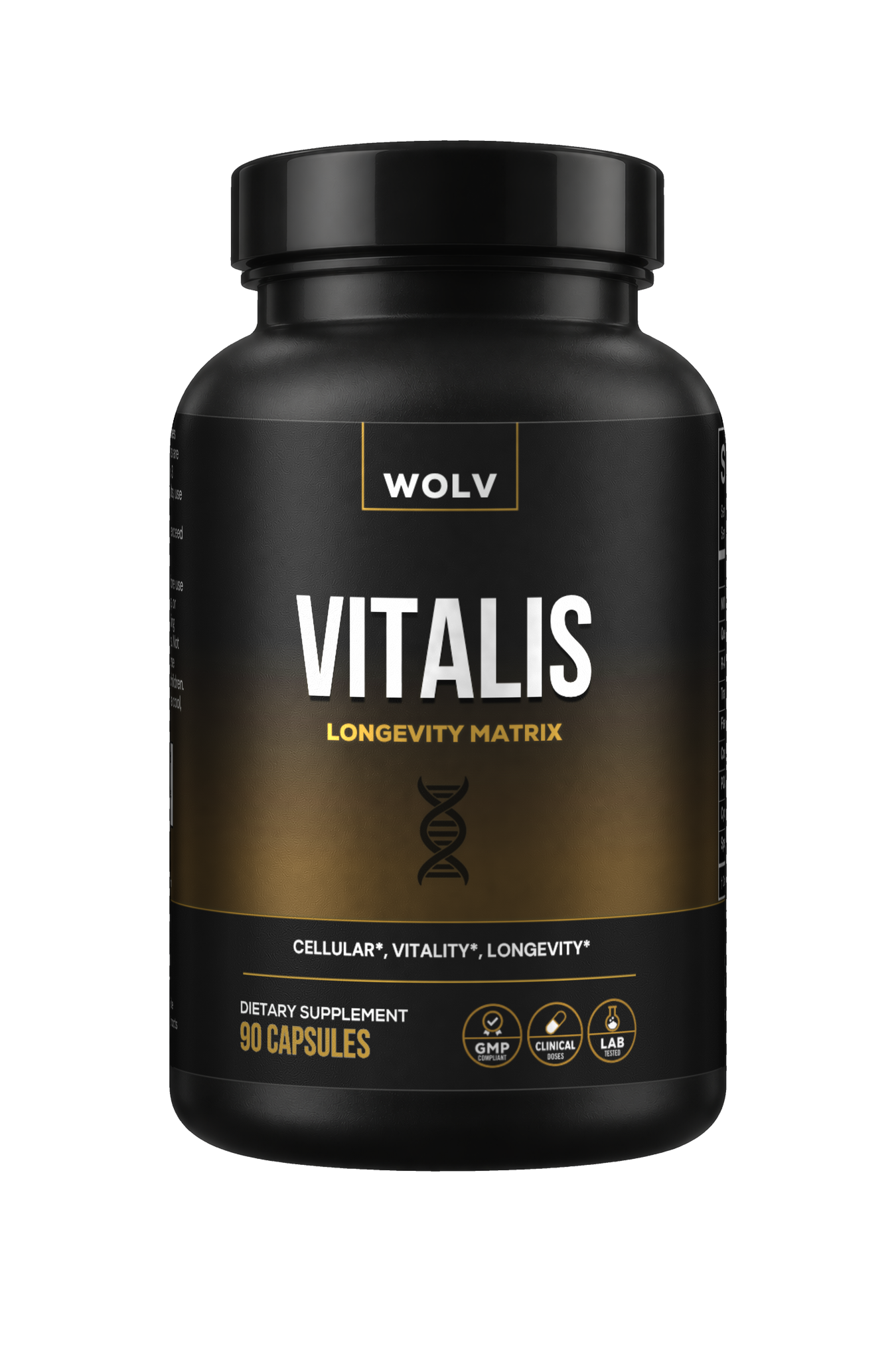 VITALIS bottle, Longevity Matrix