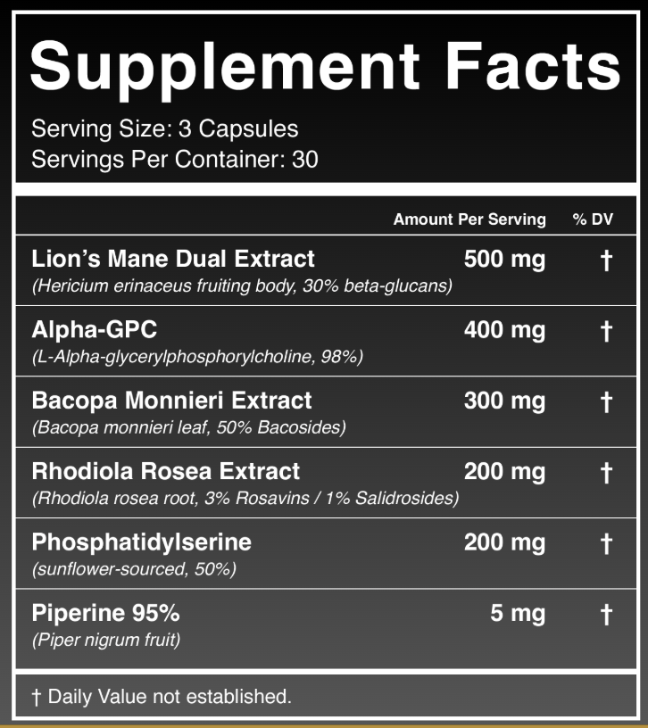 ELEVATE (Stimulant Free Nootropic)