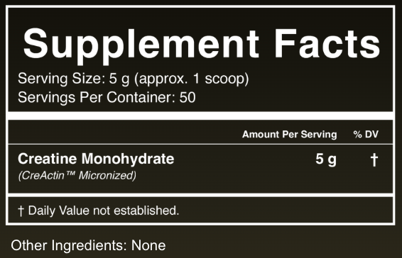 Creatine (Ultra Micronized)