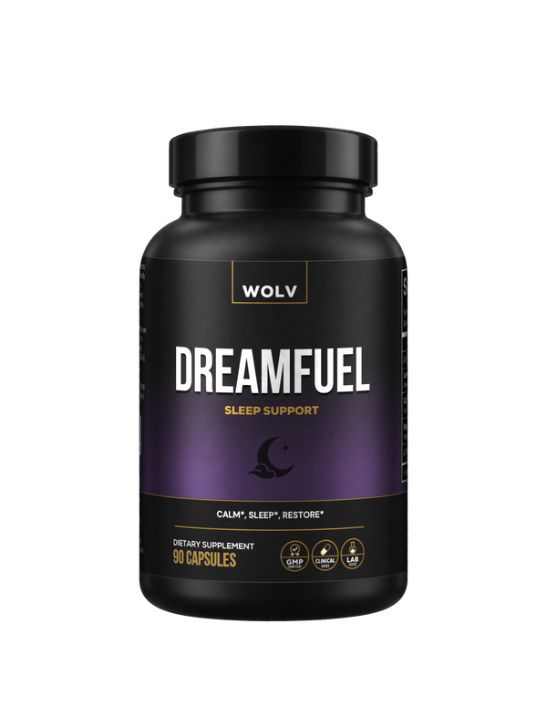 Dreamfuel supplement bottle, 90 capsules