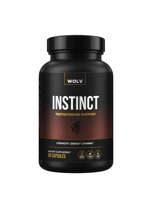 Instinct supplement bottle, 90 capsules