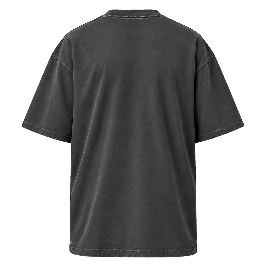 Oversized Faded T-Shirt · Faded Coal · Back