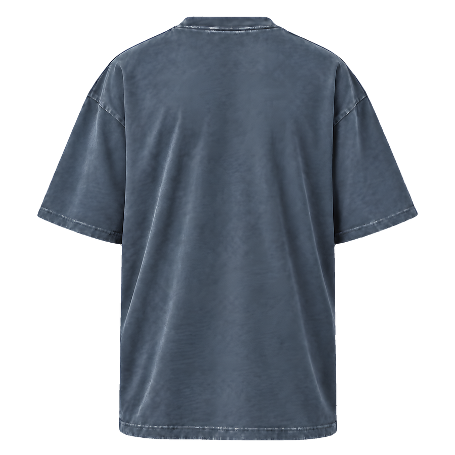 Oversized Faded T-Shirt · Faded Indigo · Back