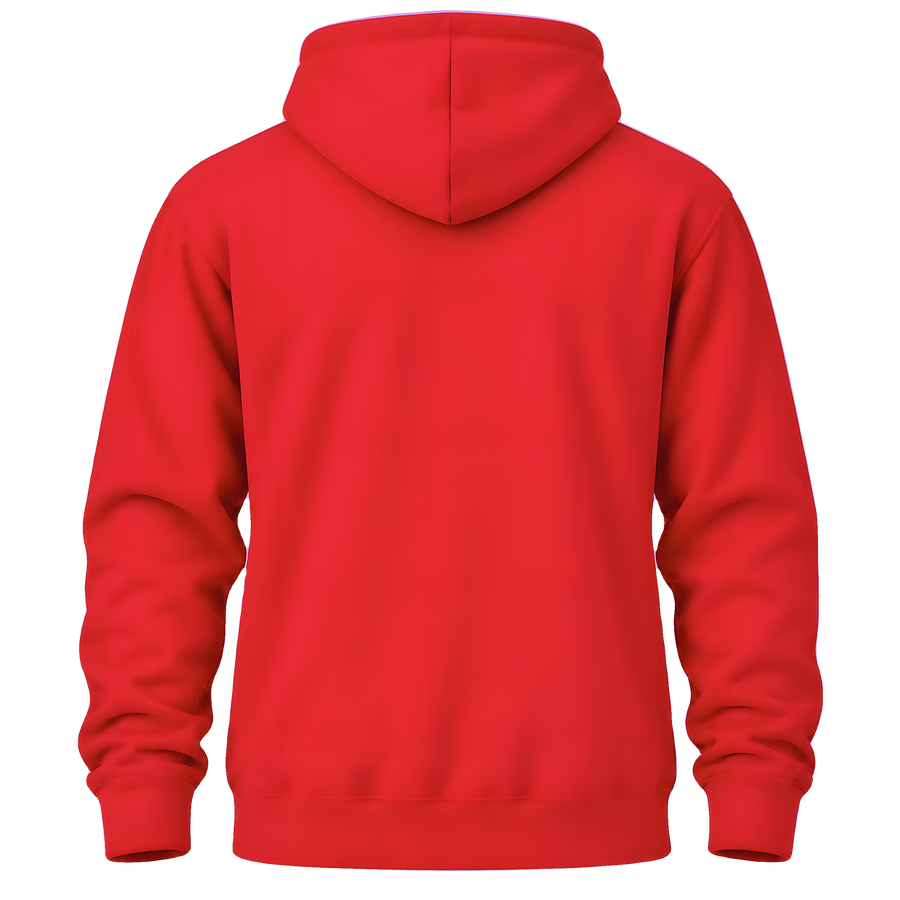 Hoodie · Red · Back