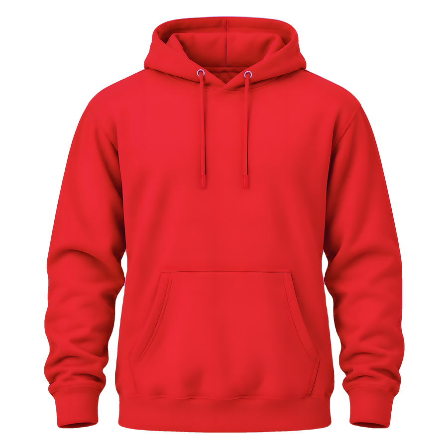 Hoodie · Red · Front