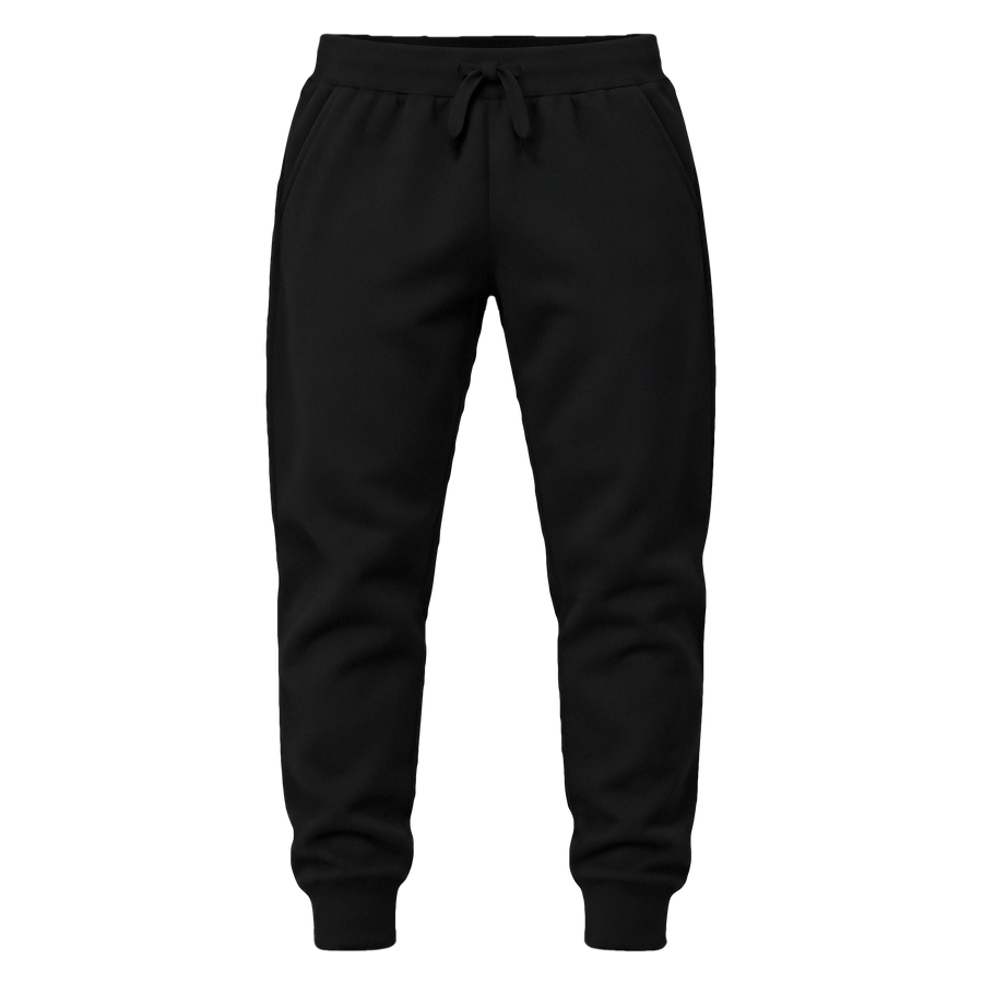 Joggers · Fleece Sweatpants Black · Front