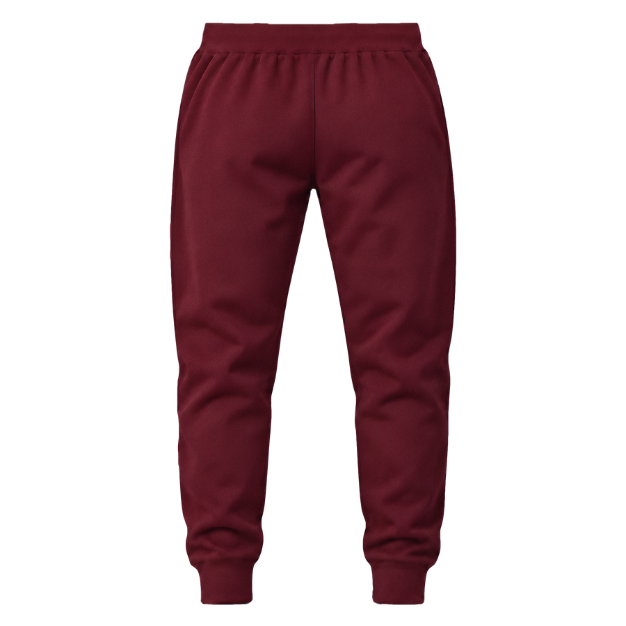 Joggers · Fleece Sweatpants Maroon · Back