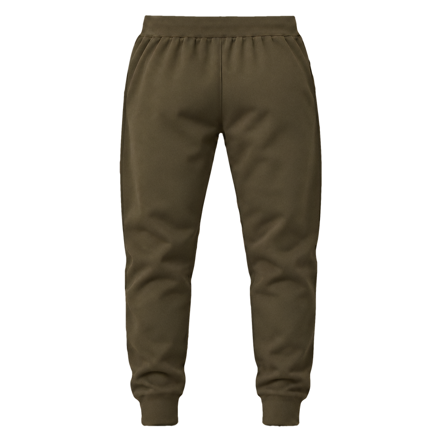 Joggers · Fleece Sweatpants Military Green · Back