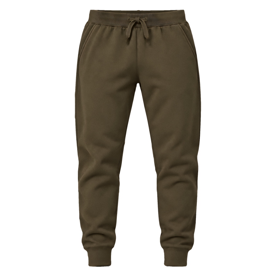 Joggers · Fleece Sweatpants Military Green · Front