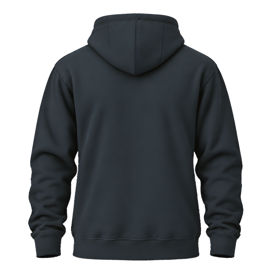 Zip Hoodie · Navy · Back