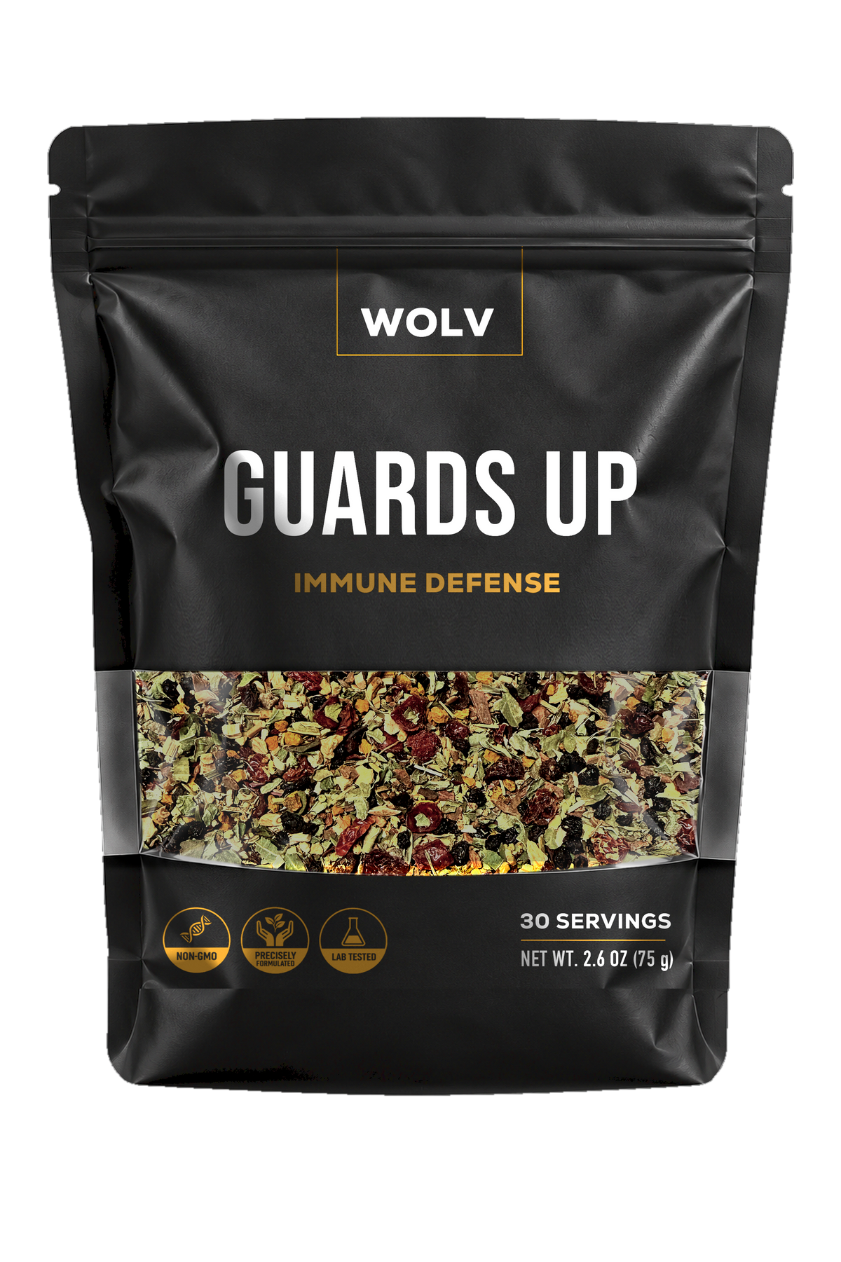 WOLV Guards Up loose leaf tea bag
