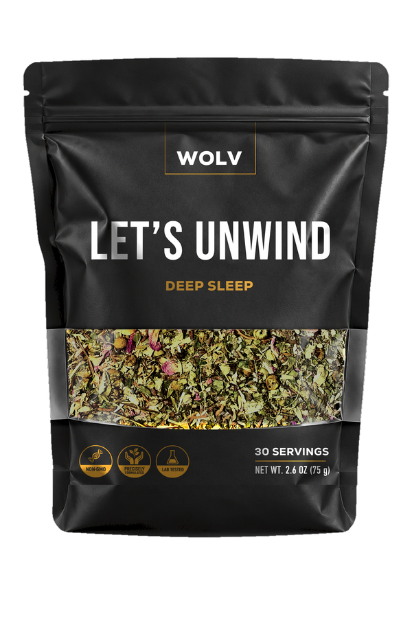 WOLV Lets Unwind loose leaf tea bag