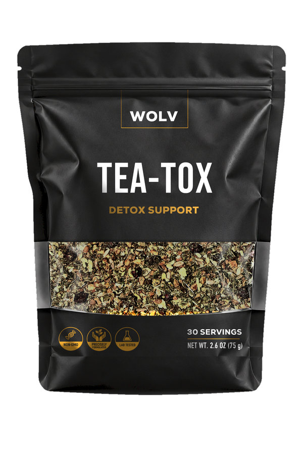 WOLV Tea Tox loose leaf tea bag