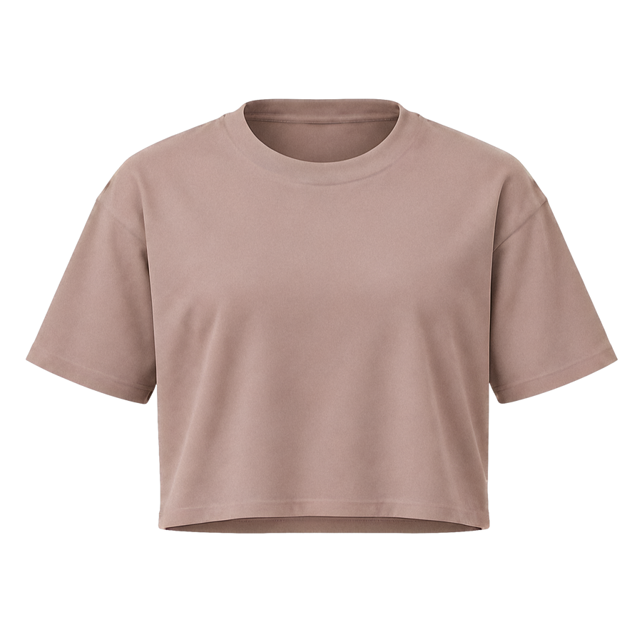 Crop Top · Crop Top Hazy Pink · Front