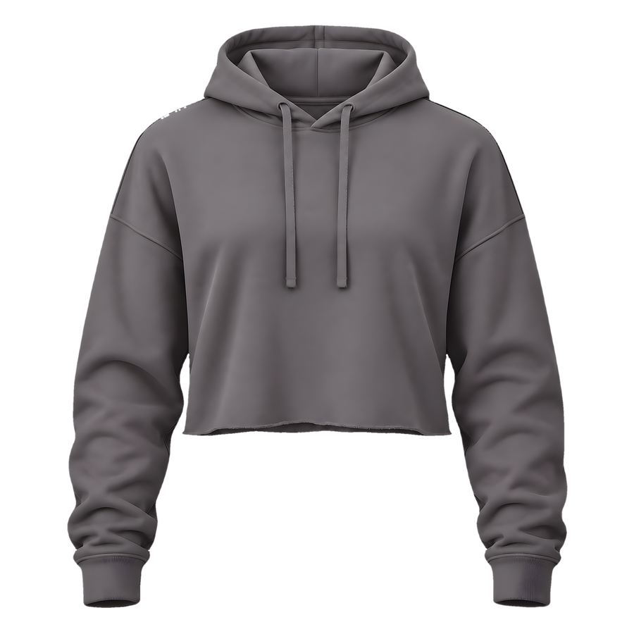 Cropped Hoodie · Storm · Front