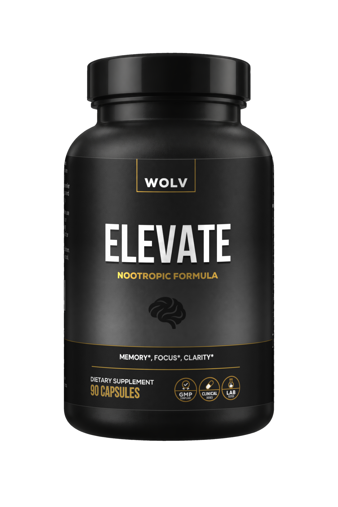 Elevate bottle, Nootropic Formula